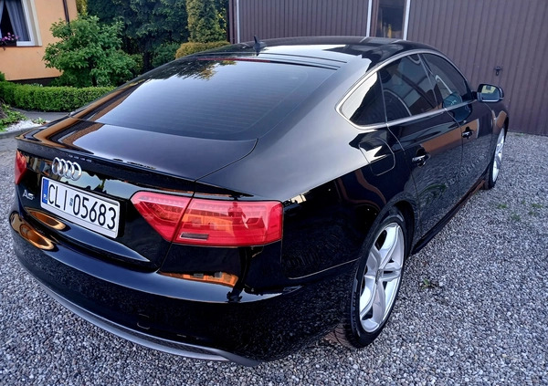 Audi A5 cena 67500 przebieg: 128000, rok produkcji 2016 z Jelenia Góra małe 529